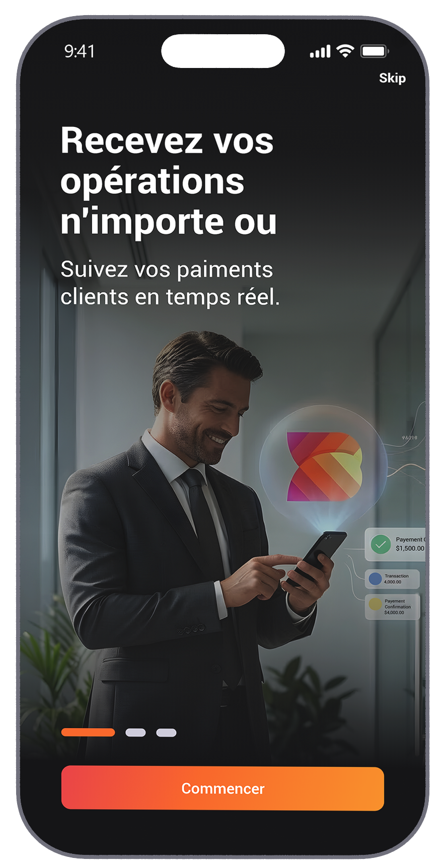 Recevez vos opérations